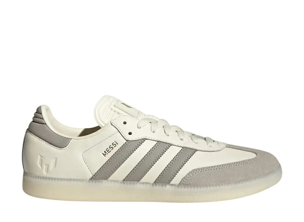 1000円クーポン発行！adidas リオネルメッシ × アディダス サンバ クリームホワイト/ライトブラウン/メタリックゴールド アディダス JQ0266 メンズ スニーカー ランニングシューズ 21SN-JQ0266