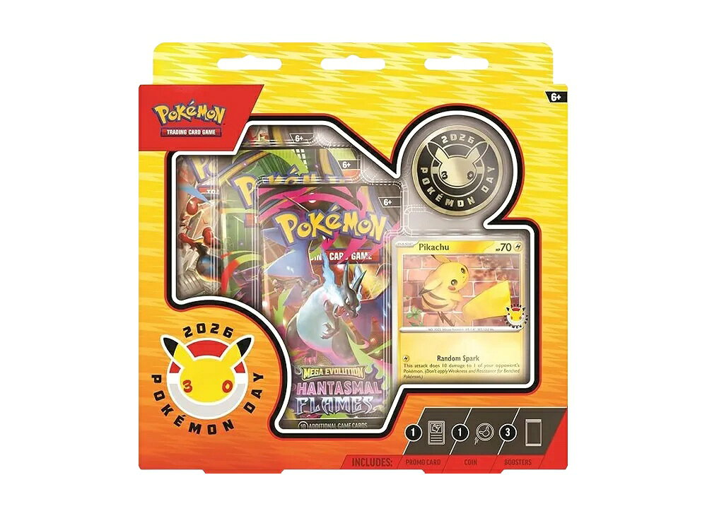 【今なら割引クーポン発行中】Trading cards ポケモンカードゲームMEGA(英語版)メガエボリューション「ポケモンデイ 2026 コレクション」 Trading cards 850192 ホビー コレクション トレーディングカード 21SN-850192