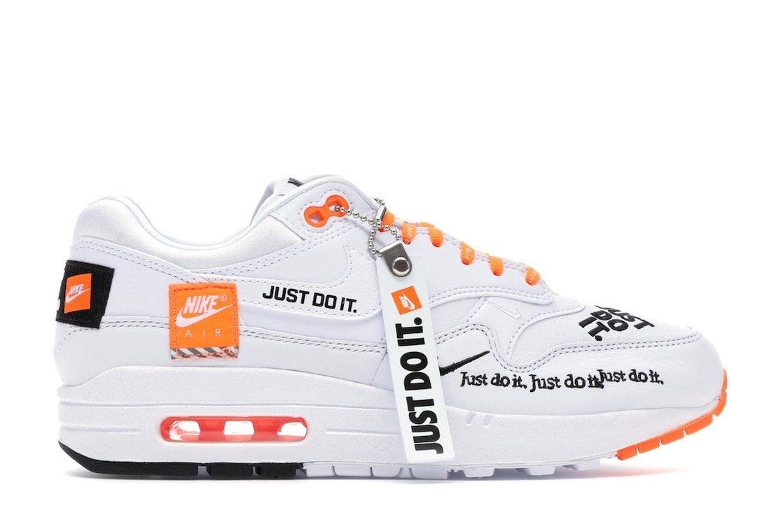 【今なら割引クーポン発行中】Nike ウィメンズ エアマックス1 ホワイト JUST DO IT コレクション Air Max 1 ""Just Do It White (Women's)"" ナイキ エアマックス 1 917691-100 ウィメンズ レディース スニーカー ランニングシューズ 19SX-20230430233237-021