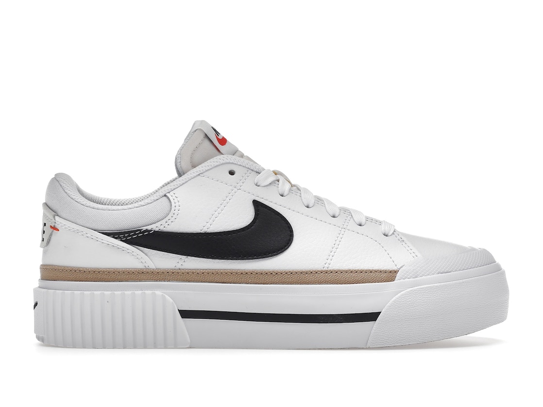 感謝際【1000円】クーポン発行中!!Nike Court Legacy Lift White Black (Women's) ナイキ コートレガシー ライフ DM7590-100 ウィメンズ レディース スニーカー ランニングシューズ 19SX-20230516113456-019