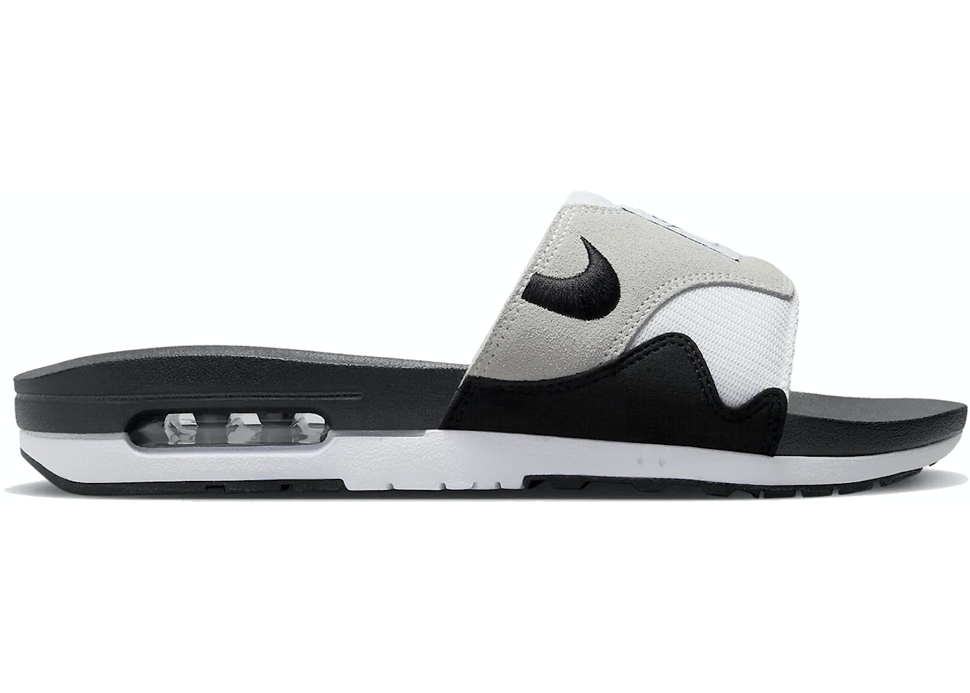 5/20【本日限定】1000円クーポンあり!!Nike Air Max 1 Slide White Black ナイキ エア マックス 1 サンダル DH0295-102 メンズ スニーカー ランニングシューズ 19SX-20230604093247-067