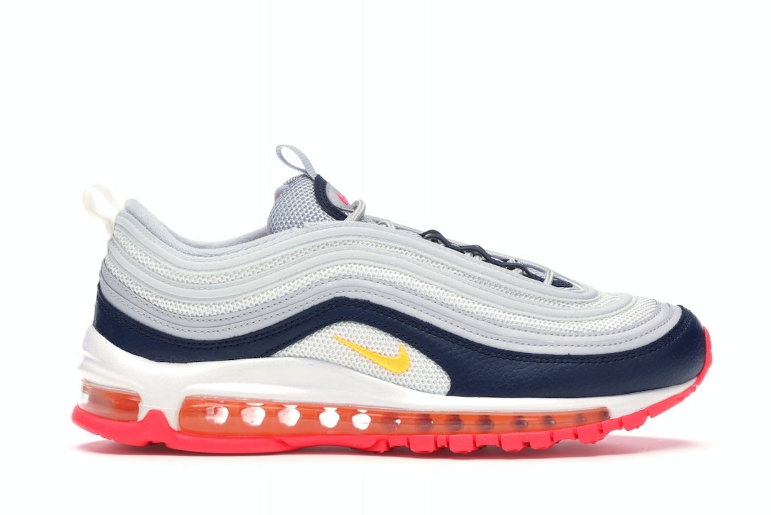 期間限定【1000円OFF】クーポン！Nike エアマックス97 ミッドナイト ネイビー レーサー ピンク レーサー オレンジ (WMNS) Air Max 97 Midnight Navy Racer Pink Laser Orange (Women 039 s) ナイキ エアマックス97 921733-015 ウィメンズ レディース スニーカー