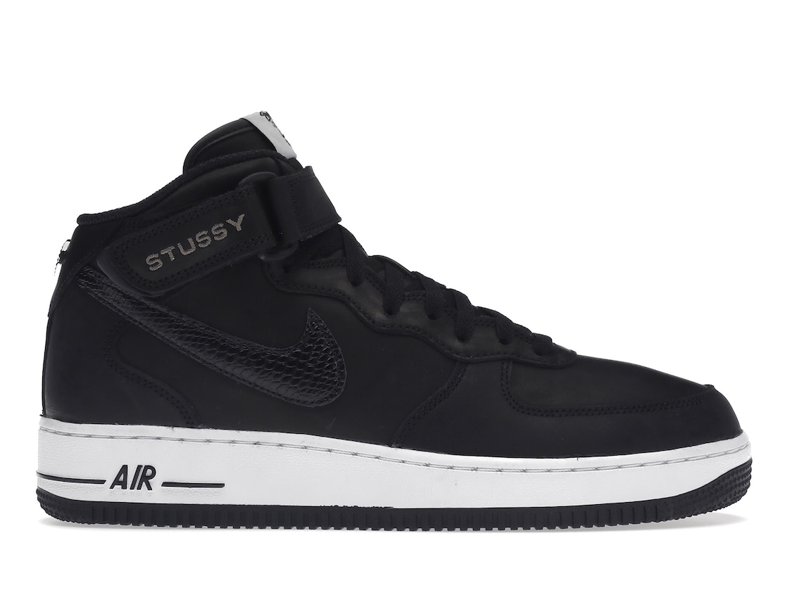 5/20【本日限定】1000円クーポンあり!!Nike ステューシー × エア フォース 1 ミッド ブラック ホワイト Air Force 1 Mid 