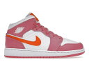 【今なら割引クーポン発行中】Jordan Jordan 1 Mid Pinksicle Safety Orange (GS) Jordan DX3240-681 大人も履ける キッズモデル ウィメンズ レディース スニーカー ランニングシューズ キッズスニーカー ベビーシューズ 19SX-20230921123841-049