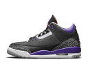 【今なら割引クーポン発行中】Nike ナイキ エアジョーダン3 レトロ ブラック コート パープル ナイキ CT8532-050 メンズ スニーカー ランニング...