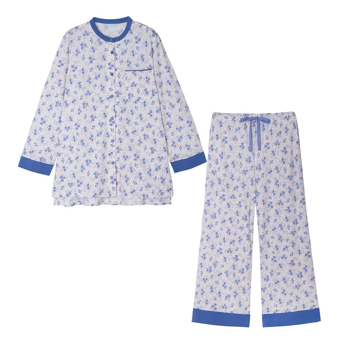 KID BLUE / キッドブルー ピンドットフラワーN[長袖パジャマ]