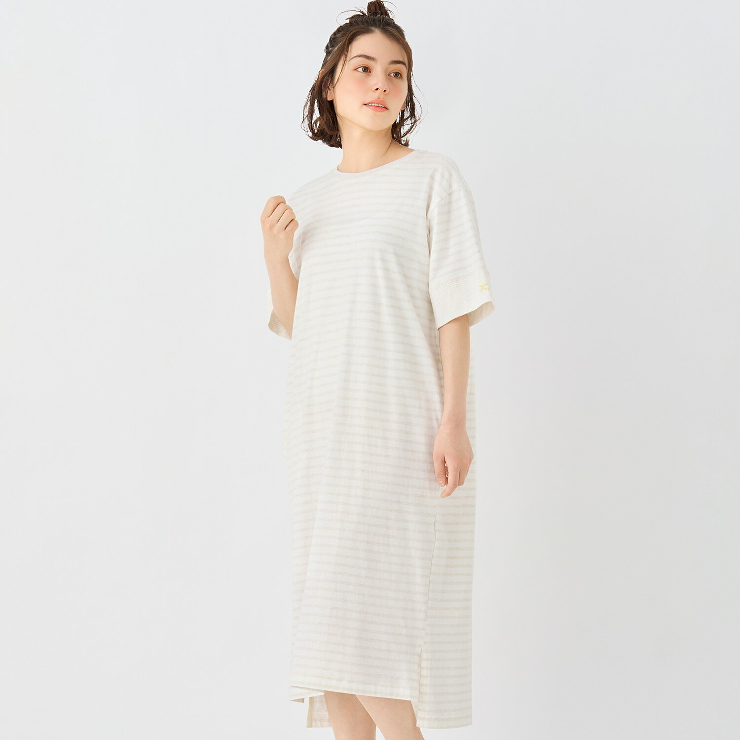 【マラソン限定クーポン対象！】 KID BLUE / キッドブルー 26コンビボーダー天竺[半袖ワンピース]