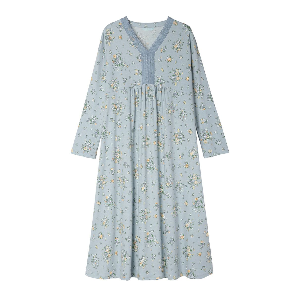 【OUTLET】 KID BLUE / キッドブルー 24ローズブーケN[長袖ナイティ]