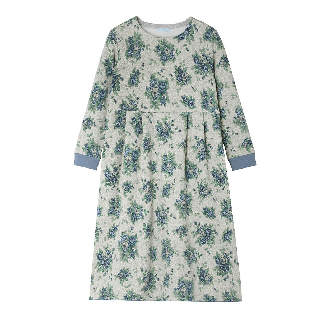 KID BLUE / キッドブルー 裏シャギーオータムローズ[長袖ワンピース]