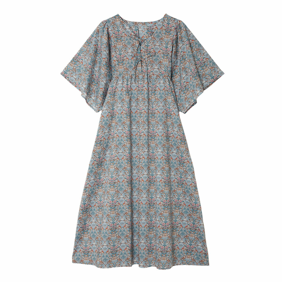 KID BLUE / キッドブルー 26LIBERTYプリント[5分袖ワンピース]