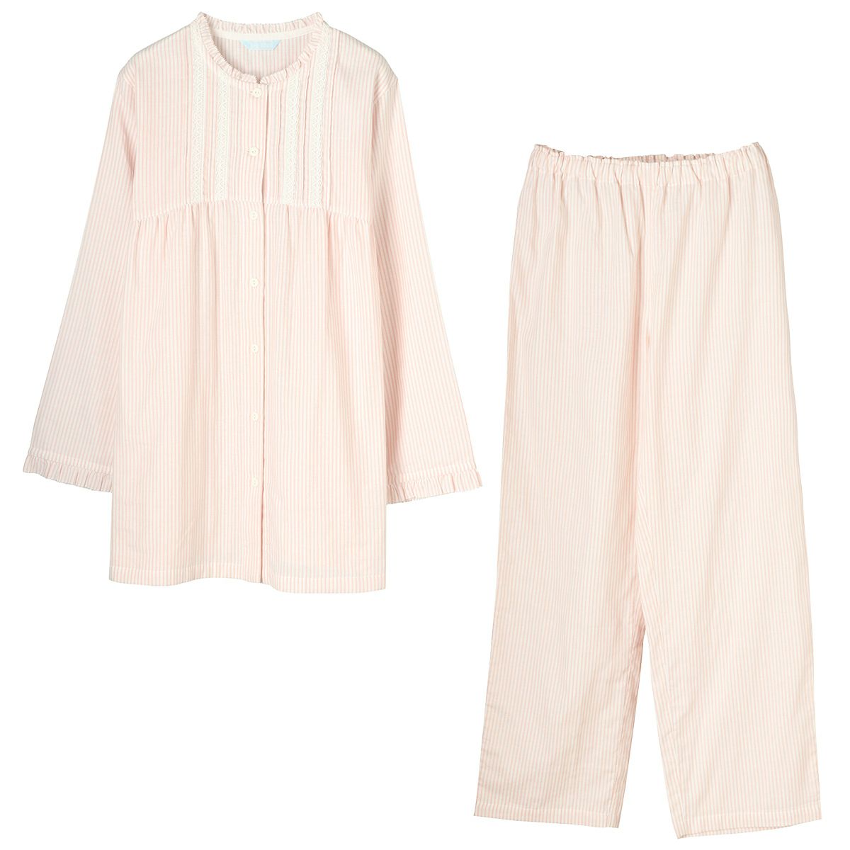 【期間限定クーポン対象！】 KID BLUE / キッドブルー 23KBガーゼストライプ[長袖パジャマ]のサムネイル