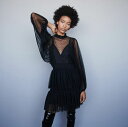 【Rakuten Fashion THE SALE期間限定10%OFF】Maje マージュ PLUMETIS TULLE DRESS WITH RUFFLES ...