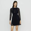 【Rakuten Fashion THE SALE期間限定10%OFF】Maje マージュ CREPE AND LACE DRESS ワンピース 定価$470