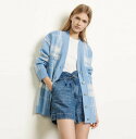 sandro サンドロ Oversized checked cardigan カーディガン 定価$390