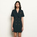 sandro サンドロ Short tailored jacket with patch ジャケット 定価$520(4)