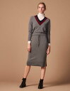【Rakuten Fashion THE SALE期間限定10%OFF】sandro サンドロ LONG KNIT DRESS ワンピース 定価$395