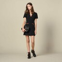 【Rakuten Fashion THE SALE期間限定10%OFF】sandro サンドロ SHORT DRESS WITH DECORATIVE TRIM...