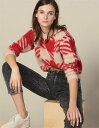 sandro サンドロ HAIRY CHECKED JACQUARD SWEATER トップス 定価$370