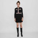 【Rakuten Fashion THE SALE期間限定10%OFF】sandro サンドロ PLEATED DRESS WITH CONTRASTING S...