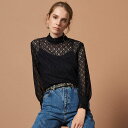sandro サンドロ LONG-SLEEVED LACE TOP トップス 定価$340