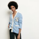 sandro サンドロ VARSITY-STYLE WOOL CARDIGAN カーディガン 定価$340