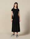 sandro ThLong, Figure-Hugging Knit Dress@s[X