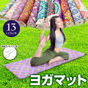 【即納】デザイン ヨガマット フィットネス スポーツ 体操 シート mat カラフル ペイズリー柄 模様 NC77131 pvc/長方形/約173×61cm 全...
