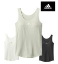 【adidas(アディダス)】ティーンズ向け タンクトップ綿ポリエステルベア天竺 胸パッドつき150/160サイズ APP2575 APP2580【メール便2組まで】