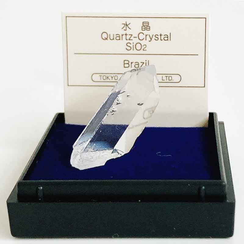 水晶 （ブラジル / アメリカ） 鉱物 標本 東京サイエンス ミニ鉱物標本 ケ...