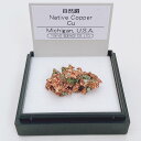 自然銅 (アメリカ、ミシガン州) 鉱物 標本 東京サイエンス ミニ鉱物標本 ケース入り