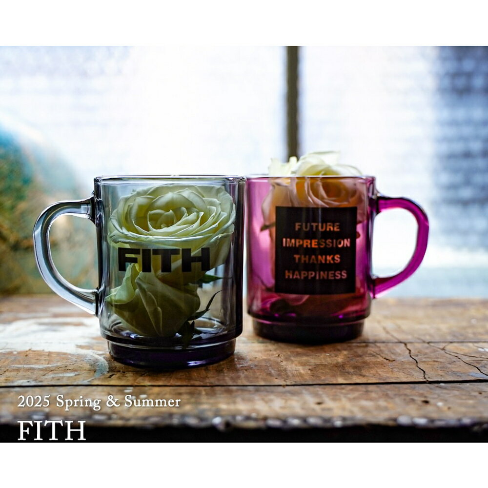 ★25SS★【定価商品26,400円以上購入でプレゼント】FITHノベルティガラスマグ[フィス]