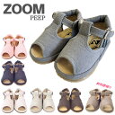 ≪ズーム/ピープ≫Z1689 / 12.5cm,13cm,13.5cm,14cm,14.5cm,15cm / 各6色T-Strap Sandal/サンダル 靴 ZOOM/PEEP 男の子 女の子 小物