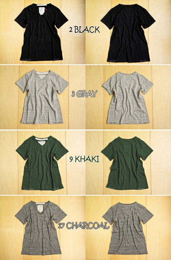 【セール 50%OFF】GTH402 シルクネップ天竺 VネックTシャツ / 各4色[ゴートゥーハリウッド/GoToHollywood][shts] go to hollywood(4)