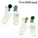 ☆P10倍☆【～5/16(木)01:59】16-27cm / 黒,緑GTH007 ボンボン ソックス GO TO HOLLYWOOD G2H ゴートゥーハリウッド 靴下 小物 女の子 ゴートゥーハリウッド