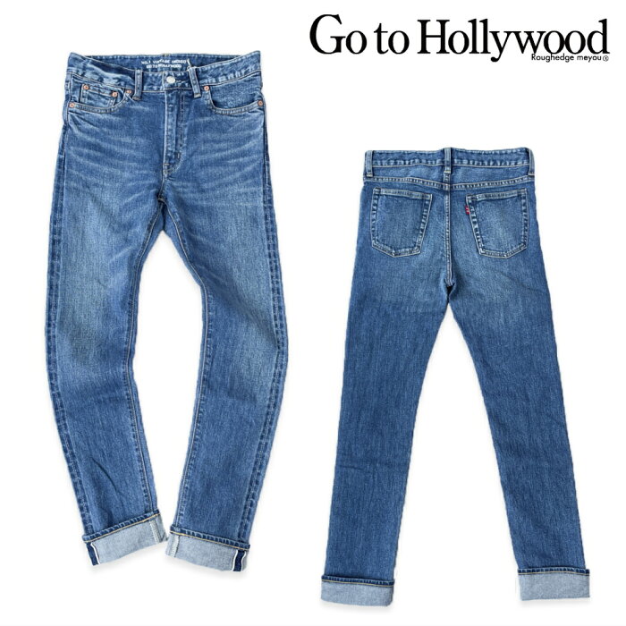 ★22AW★150cm / 青GTH601 ストレッチデニム 5P LPN【GO TO HOLLYWOOD】【G2H】【ゴートゥーハリウッド】【長ズボン】【ロングパンツ】【男の子】【女の子】