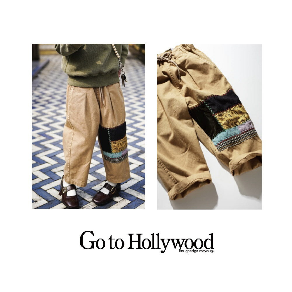 ☆22秋冬予約☆≪9月入荷予定≫150cm,160cm / ベージュGTH622 コンフォータブル エンブロイダリー PN【GO TO HOLLYWOOD】【G2H】【ゴートゥーハリウッド】【長ズボン】【ロングパンツ】