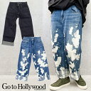 【セール 30%OFF】150cm,160cm / 紺,淡青GTH623 デニム バラ PN[GO TO HOLLYWOOD][G2H][ゴートゥーハリウッド][長ズボン][ロングパンツ]go to hollywood[lnpt]