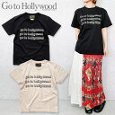 150cm,160cm / 黒,キナリGTH416 テンジク コマーシャル TEE GO TO HOLLYWOOD G2H ゴートゥーハリウッド 子供服 大人 半袖 Tシャツ shts