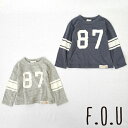 【セール 30%OFF】≪エフオーユー≫fo6030 / 100cm / グレー,紺青87フットボールTシャツ[長袖][F.O.U][F.O.International/エフオーインターナショナル][ロンT][LAST1][lnts]