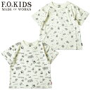 エフオーキッズ　ベビー服 【セール 20%OFF】90cm / 黒,赤 fo7181 総柄 Tシャツ[F.O.KIDS][FOKIDS][エフオーキッズ][F.O.International][エフオーインターナショナル][半袖][babysize][shts]