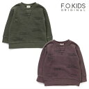 エフオーキッズ　ベビー服 【セール 20%OFF】90cm / カーキ,紫fo1082 GOOD OLD プルオーバー[FOKIDS][エフオーキッズ][F.O.International][エフオーインターナショナル][長袖][babysize][swe]