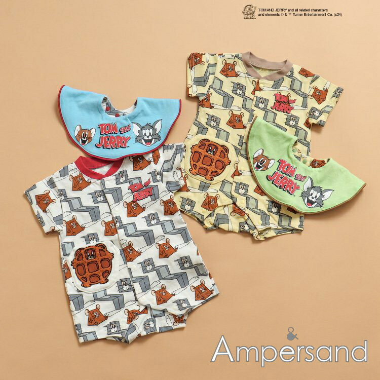 24SSfo3094 TOM AND JERRY pX X^CZbg / AC{[,[ampersand][ApTh][F.O.International][GtI[C^[iVi][babysize]