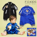 エフオーキッズ　ベビー服 ★24SS★fo2014 スカジャン カバーオール / 黒,青[FOKIDS][エフオーキッズ][F.O.International][エフオーインターナショナル][babysize]