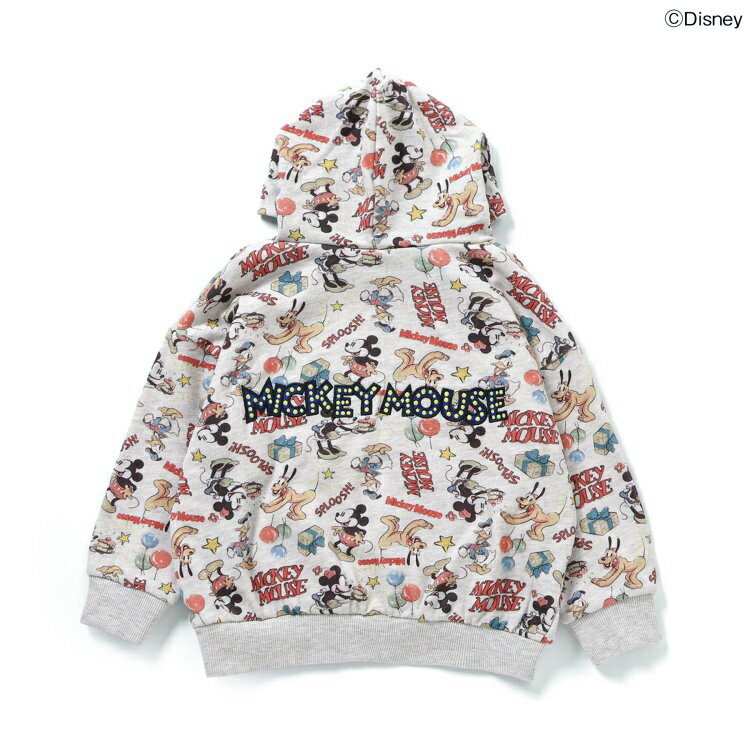 ★25AW★fo2015 ディズニーキャラクター総柄 フーディ / アイボリー,ネイビー[FOKIDS][エフオーキッズ][F.O.International][エフオーインターナショナル][prk] 3