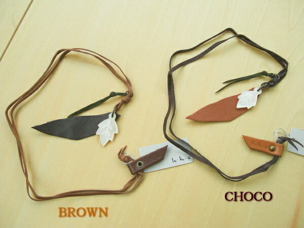 ★楽天スーパーSALE★【セール 50%OFF】H5440 リーフモチーフネックレス / 茶,チョコ[小物][HAWK COMPANY..