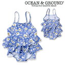 ☆P10倍☆【～3/11(月)01:59】90cm / 青 OG2803 ベビー水着フリル ワンピース[OCEAN&GROUND][オーシャンアンドグラウンド][NEBULA][ネブラ][子供服][ベビー][赤ちゃん][水着][女の子][babysize]