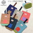 【Ocean&Ground】オーシャンアンドグランド【シューズBAG CRAZY】シューズバッグ 靴入れ シューズ入れ 幼稚園 保育園 軽量バッグ おしゃれな配色 通園カバン ナイロン製 カラフル ショルダーバッグ ピンク ラベンダー グレー マスタード ネイビー