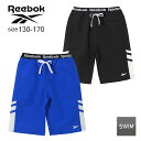 【2点までメール便対象】Reebok ウエストテープサーフパンツ 水着 ビーチパンツ ハーフパンツ サーフパンツ 海 プール 遊泳 キャンプ 子供服 男の子 小学生 中学生 ファッション キッズ ジュニア 大人っぽい 130cm 140cm 150cm 160cm 170cm ビーチグッズ【2222】