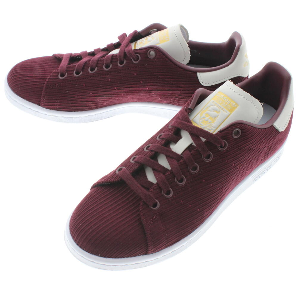 ＼4/25限定★抽選で2人に1人最大100%ポイントバック★要エントリー／アディダス adidas スニーカー スタンスミス STAN SMITH マルーン/フットウェアホワイト/ゴールドメタリック FU9616【GOFF】