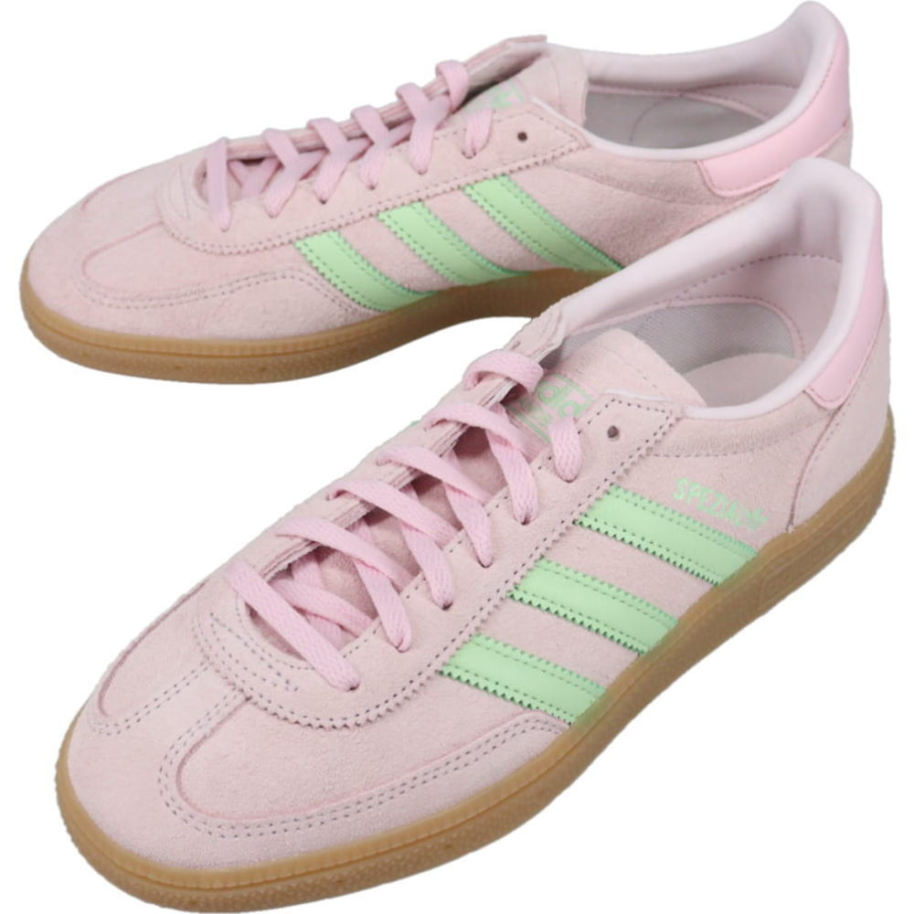 アディダス adidas スニーカー ハンドボール スペツィアル W HANDBALL SPEZIAL W オールモストピンク/セミグリーンスパーク/クリアピンク JR3640【GJOL】